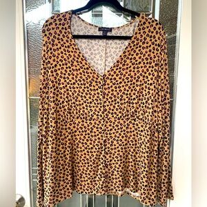 Lane Bryant• leopard print top